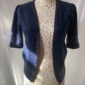 Marc by Marc Jacobs sequin cardigan XS Gossip Girl